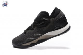 Meilleures Adidas Crazylight Boost Gris Noir Blanc