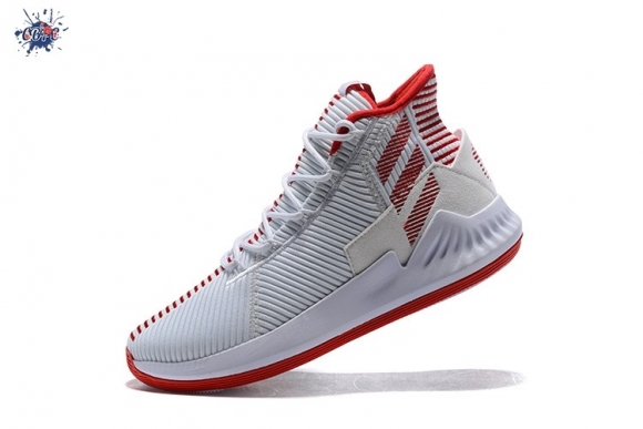 Meilleures Adidas Derrick Rose IX 9 Blanc Rouge