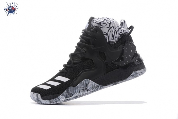 Meilleures Adidas Derrick Rose VII 7 Bhm Noir Blanc