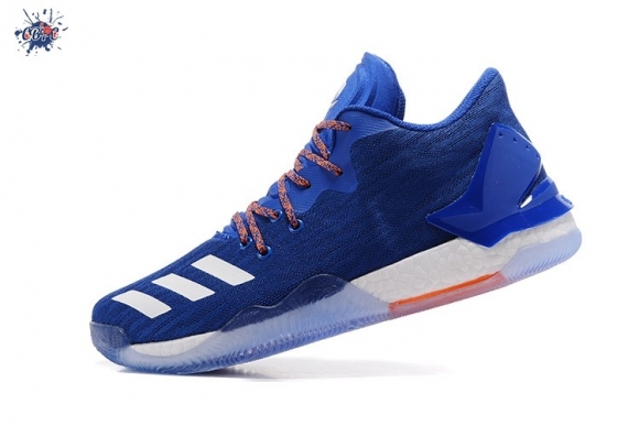 Meilleures Adidas Derrick Rose VII 7 Low Bleu Rouge (by4499)