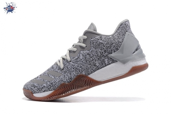 Meilleures Adidas Derrick Rose VII 7 Low Gris Blanc