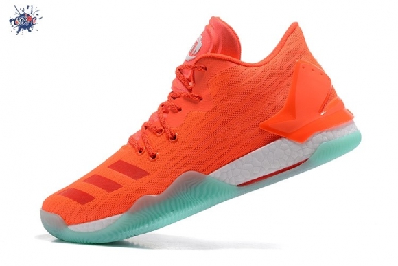 Meilleures Adidas Derrick Rose VII 7 Low Orange Rouge Blanc