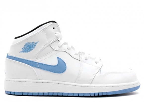 Meilleures Air Jordan 1 Mid Bg (Gs) "Legend Bleue" Blanc Bleu (554725-127)