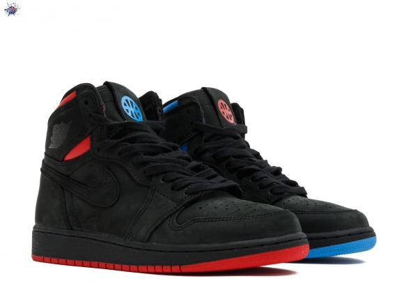 Meilleures Air Jordan 1 Ret High Og Q54 Bg Noir Bleu (ah1041-054)