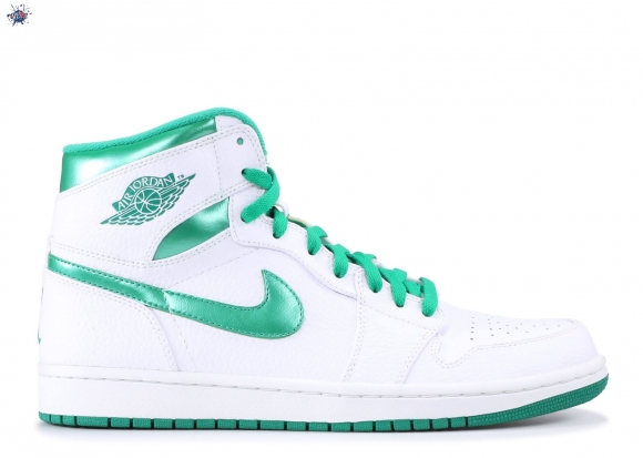 Meilleures Air Jordan 1 Retro High "Do The Right Thing" Blanc Vert (332550-131)