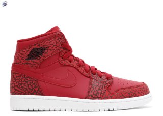 Meilleures Air Jordan 1 Retro High "Elephant Print" Rouge (839115-600)