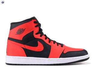 Meilleures Air Jordan 1 Retro High Noir Orange (344613-061)