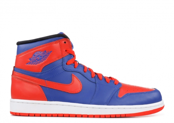 Meilleures Air Jordan 1 Retro High Og "Knicks" Bleu Orange (555088-407)