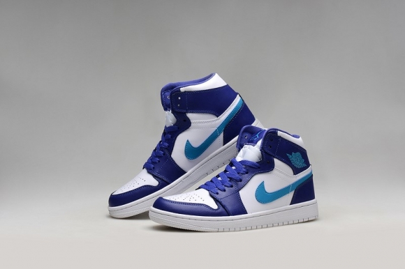 Meilleures Air Jordan 1 Retro Mid Og Bleu Blanc