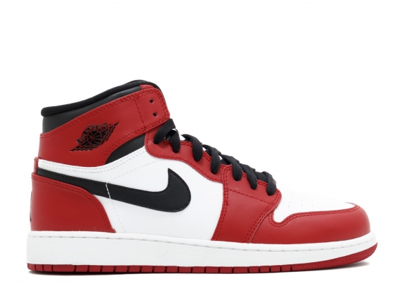 Meilleures Air Jordan 1 Retro Og (Gs) "Chicago" Rouge Noir Blanc (332558-163)