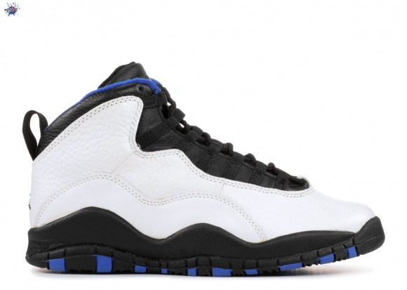 Meilleures Air Jordan 10 (Og) "New York" Blanc Noir (130209-103)