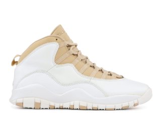 Meilleures Air Jordan 10 Retro Blanc Marron (310805-142)