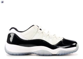 Meilleures Air Jordan 11 Low Bg (Gs) "Concord" Blanc Noir (528896-153)