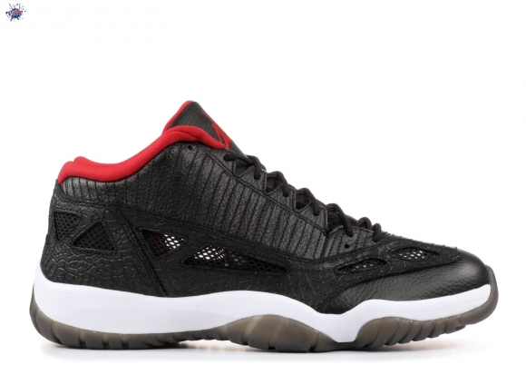 Meilleures Air Jordan 11 Retro Low "2011 Release" Noir Rouge (306008-001)