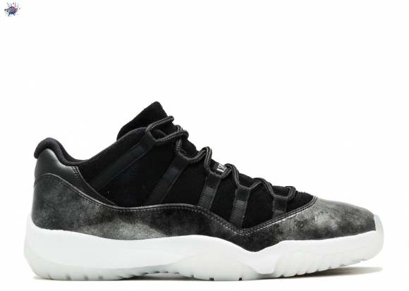 Meilleures Air Jordan 11 Retro Low "Barons" Noir Blanc (528895-010)