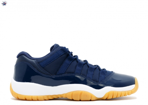 Meilleures Air Jordan 11 Retro Low Bg (Gs) "Marine Gum" Marine Jaune (528896-405)