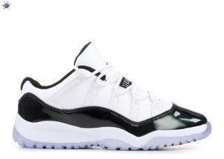 Meilleures Air Jordan 11 Retro Low Bp "Emerald" Blanc Noir (505835-145)