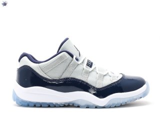 Meilleures Air Jordan 11 Retro Low Bp (Ps) "Georgetown" Gris Marine (505835-007)