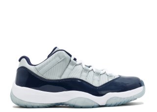 Meilleures Air Jordan 11 Retro Low "Georgetown" Gris Marine (528895-007)