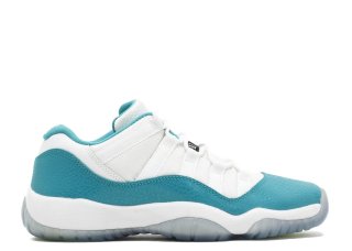 Meilleures Air Jordan 11 Retro Low Gg (Gs) "Aqua Safari" Blanc Bleu (580521-143)