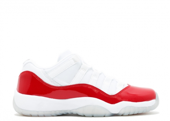 Meilleures Air Jordan 11 Retro Low (Gs) "2016 Release" Blanc Rouge (528896-102)