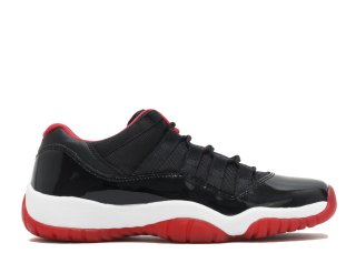 Meilleures Air Jordan 11 Retro Low (Gs) "Bred" Noir Rouge Blanc (528896-012)