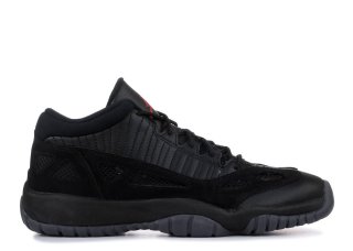 Meilleures Air Jordan 11 Retro Low (Gs) "Referee" Noir (768873-003)