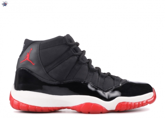 Meilleures Air Jordan 11 Retro Noir Rouge (378037-010)