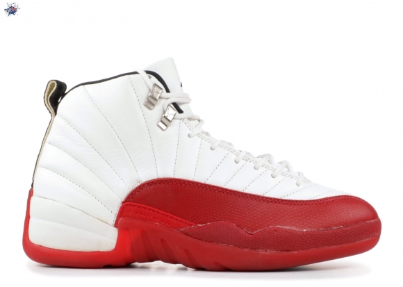 Meilleures Air Jordan 12 (Og) Blanc Rouge (130690-161)