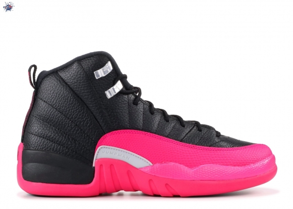 Meilleures Air Jordan 12 Retro Gg (Gs) Noir Rose (510815-026)