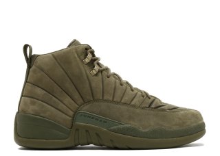 Meilleures Air Jordan 12 Retro "Psny (F & F Sample)" Olive (bom745229)