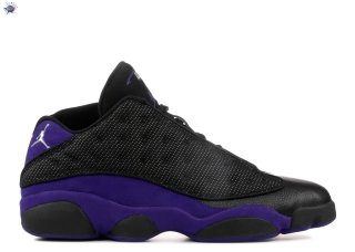 Meilleures Air Jordan 13 Low Pe "Mike Bibby Kings Away" Noir Pourpre (jbm265-m20)