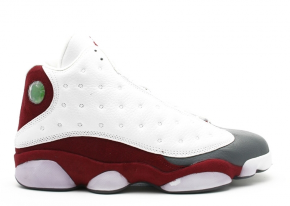 Meilleures Air Jordan 13 Retro Blanc Gris Rouge (310004-161)