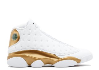 Meilleures Air Jordan 13 Retro "Defining Moments" Blanc Or (414571-135)