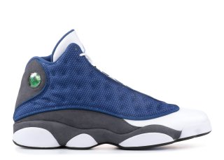 Meilleures Air Jordan 13 Retro "Flint 2010 Release" Bleu Noir Blanc (414571-401)