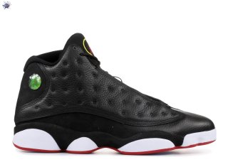 Meilleures Air Jordan 13 Retro "Playoff 2011 Release" Noir Blanc (414571-001)