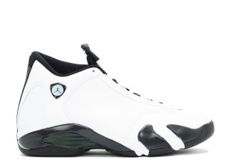 Meilleures Air Jordan 14 Retro Blanc Noir (487471-106)