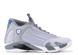 Meilleures Air Jordan 14 Retro "Sport Bleue" Gris (487471-004)