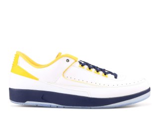 Meilleures Air Jordan 2 Low "Cal" Blanc Marine Or (832819626330vw)