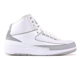 Meilleures Air Jordan 2 Retro "25Th Anniversary" Blanc Gris (385475-101)