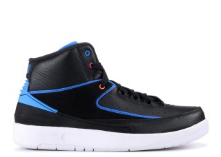 Meilleures Air Jordan 2 Retro Bg (Gs) "Radio Raheem" Noir Bleu (834276-015)