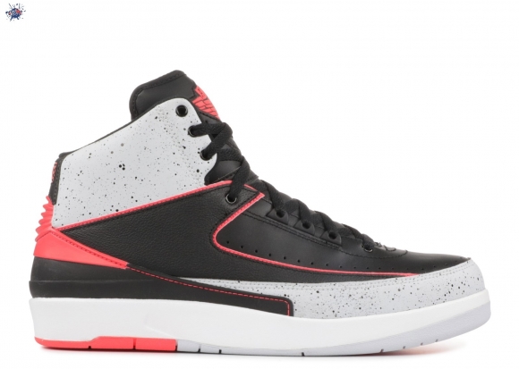 Meilleures Air Jordan 2 Retro "Infrared 23" Noir Orange (385475-023)