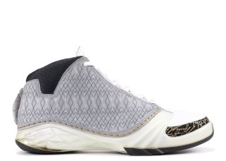 Meilleures Air Jordan 23 Blanc Noir Or (318376-102)