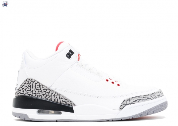 Meilleures Air Jordan 3 Retro "2011 Release" Blanc Gris (136064-105)