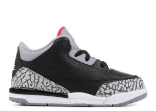 Meilleures Air Jordan 3 Retro Bt "Black Cement" Noir Blanc (832033-021)