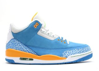 Meilleures Air Jordan 3 Retro Ls "Do The Right Thing" Bleu Orange (315297-471)