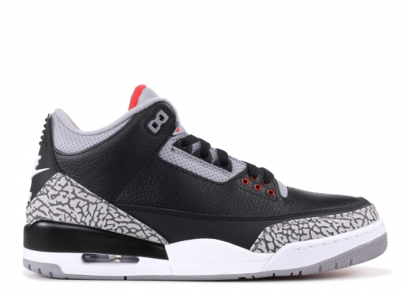 Meilleures Air Jordan 3 Retro Og "Black Cement" Noir Gris (854262-001)