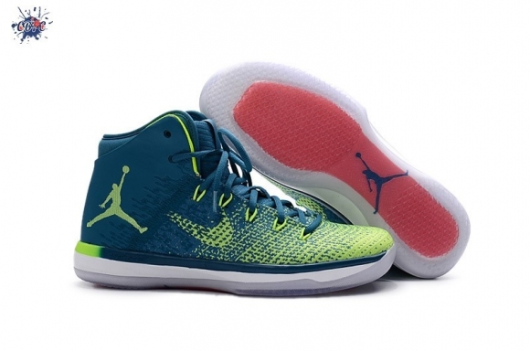 Meilleures Air Jordan 31 "Brazil" Vert Rouge