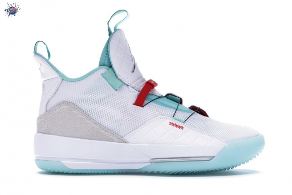 Meilleures Air Jordan 33 "Guo Ailun" Pe Blanc Bleu (aq8830-101,bv5072-101)