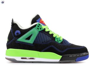 Meilleures Air Jordan 4 Retro Db (Gs) "Doernbecher" Noir Vert (408452-015)